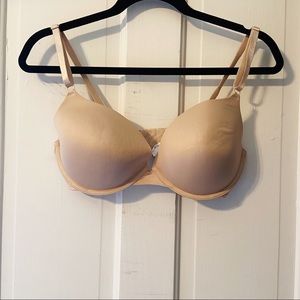 Nude Maiden Form Everyday Push Up Bra Size 38D